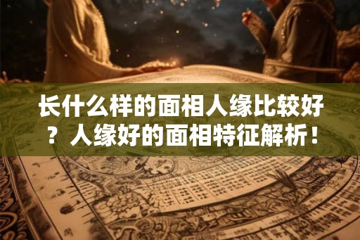 长什么样的面相人缘比较好？人缘好的面相特征解析！
