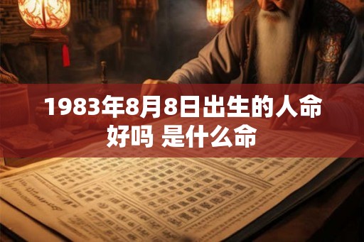 1983年8月8日出生的人命好吗 是什么命 1983年8月8日出生的人命好吗 是什么命