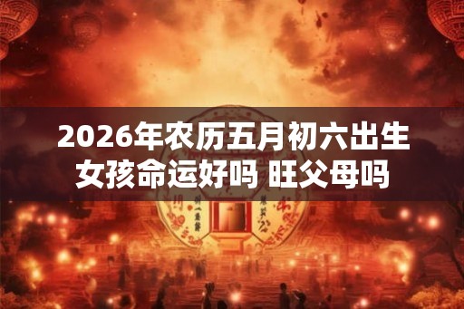 2026年农历五月初六出生女孩命运好吗 旺父母吗 2026年农历五月初六出生女孩命运好吗 旺父母吗