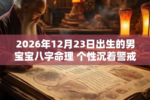 2026年12月23日出生的男宝宝八字命理 个性沉着警戒心强 2026年12月23日出生的男宝宝八字命理 个性沉着警戒心强