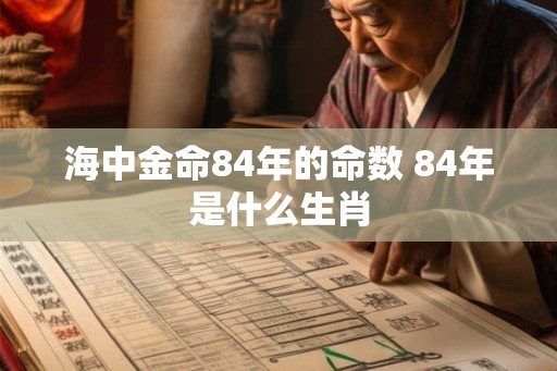 海中金命84年的命数 84年是什么生肖