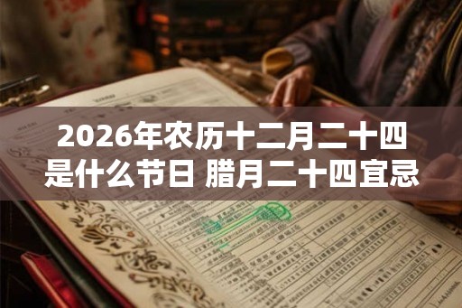 2026年农历十二月二十四是什么节日 腊月二十四宜忌