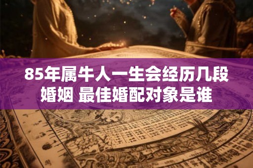 85年属牛人一生会经历几段婚姻 最佳婚配对象是谁
