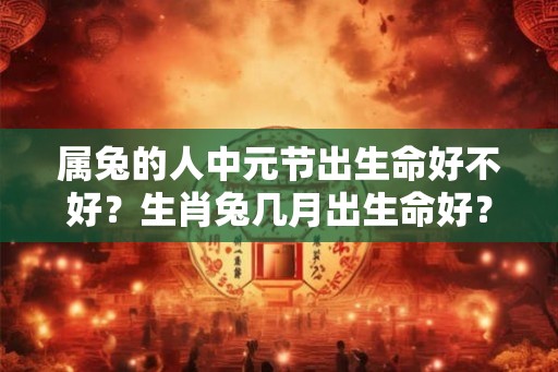 属兔的人中元节出生命好不好？生肖兔几月出生命好？