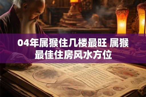 04年属猴住几楼最旺 属猴最佳住房风水方位
