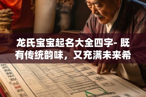 龙氏宝宝起名大全四字- 既有传统韵味，又充满未来希望！