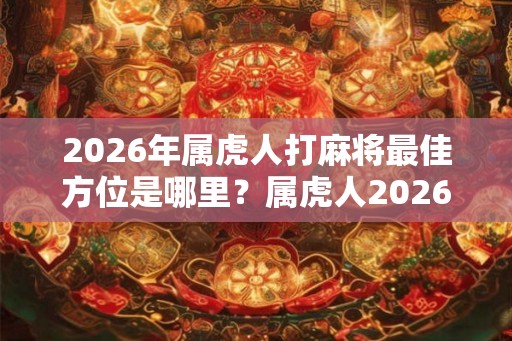 2026年属虎人打麻将最佳方位是哪里?属虎人2026年财运如何? 2026年属虎人打麻将最佳方位是哪里?属虎人2026年财运如何?