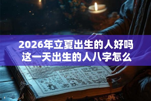 2026年立夏出生的人好吗 这一天出生的人八字怎么样