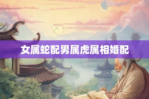 女属蛇配男属虎属相婚配