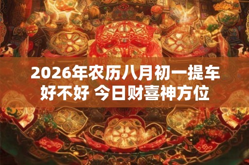 2026年农历八月初一提车好不好 今日财喜神方位