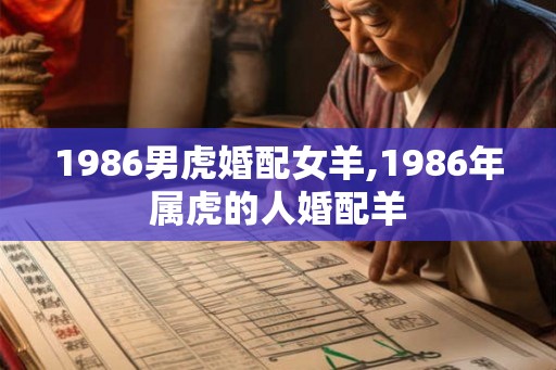 1986男虎婚配女羊,1986年属虎的人婚配羊