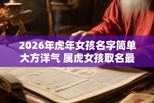 2026年虎年女孩名字简单大方洋气 属虎女孩取名最佳字