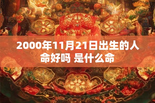 2000年11月21日出生的人命好吗 是什么命