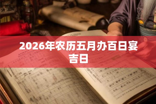 2026年农历五月办百日宴吉日