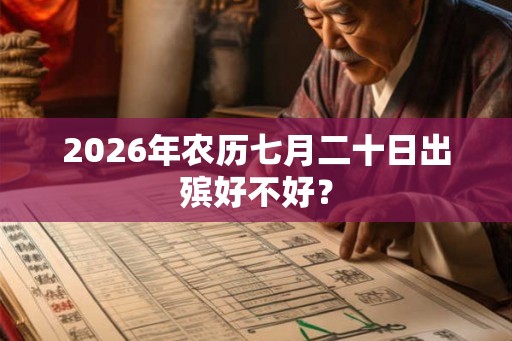 2026年农历七月二十日出殡好不好？