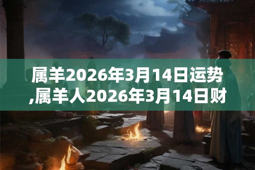 属羊2026年3月14日运势,属羊人2026年3月14日财运,生肖羊2026年3月14日运势