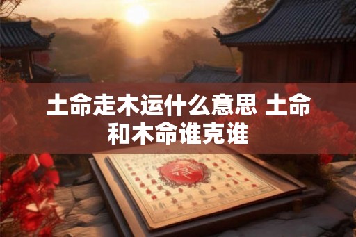 土命走木运什么意思 土命和木命谁克谁