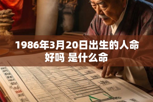 1986年3月20日出生的人命好吗 是什么命 1986年3月20日出生的人命好吗 是什么命