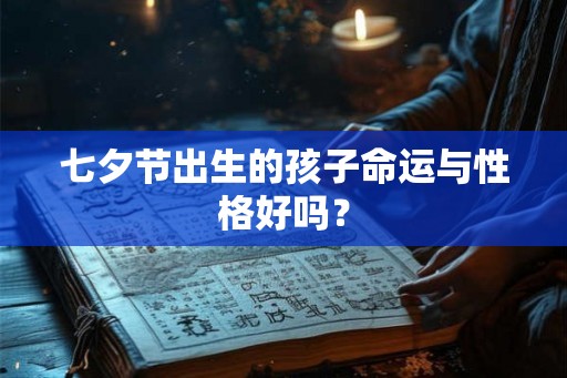 七夕节出生的孩子命运与性格好吗？