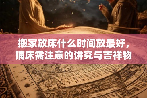 搬家放床什么时间放最好，铺床需注意的讲究与吉祥物选择