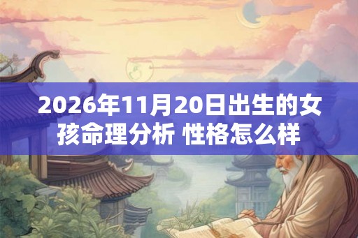 2026年11月20日出生的女孩命理分析 性格怎么样