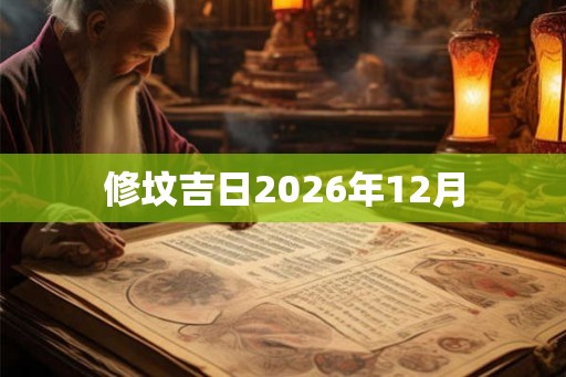 修坟吉日2026年12月