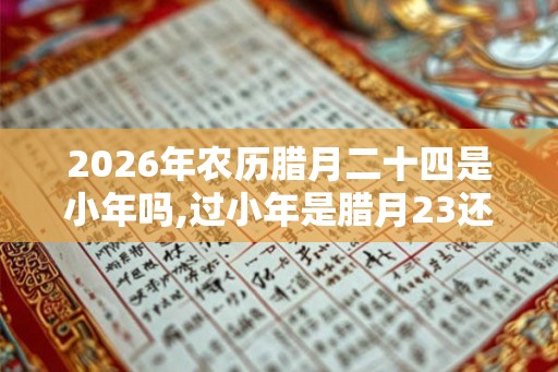 2026年农历腊月二十四是小年吗,过小年是腊月23还是24