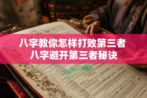 八字教你怎样打败第三者 八字避开第三者秘诀