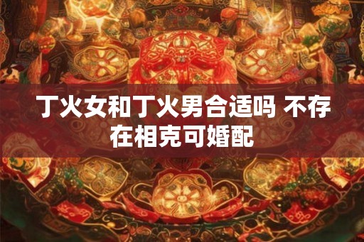 丁火女和丁火男合适吗 不存在相克可婚配 丁火女和丁火男合适吗 不存在相克可婚配