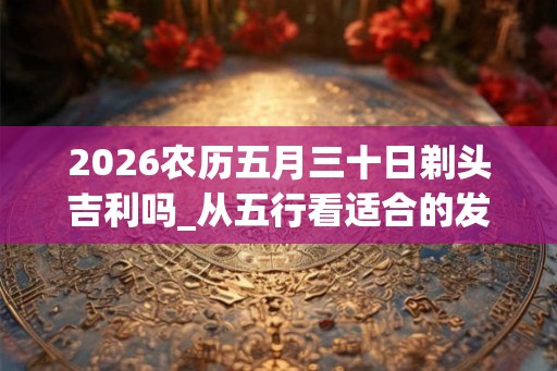 2026农历五月三十日剃头吉利吗_从五行看适合的发型