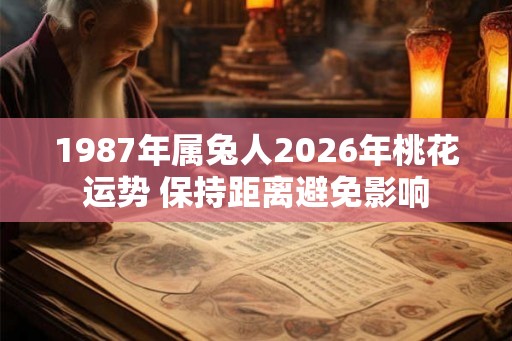 1987年属兔人2026年桃花运势 保持距离避免影响
