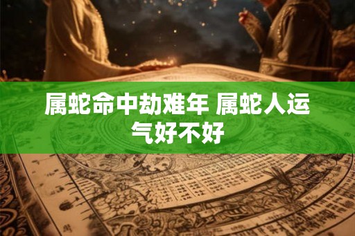 属蛇命中劫难年 属蛇人运气好不好