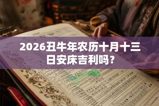2026丑牛年农历十月十三日安床吉利吗？