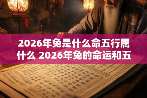 2026年兔是什么命五行属什么 2026年兔的命运和五行属性是什么 2026年兔是什么命五行属什么 2026年兔的命运和五行属性是什么