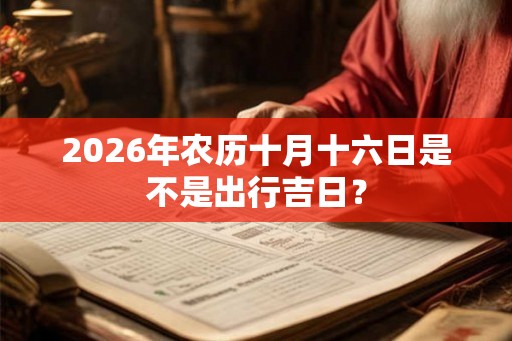 2026年农历十月十六日是不是出行吉日？