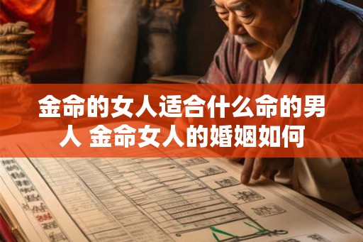 金命的女人适合什么命的男人 金命女人的婚姻如何