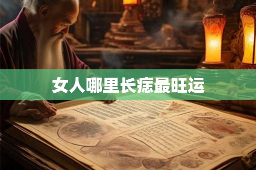 女人哪里长痣最旺运