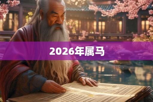 2026年属马 2026年属马