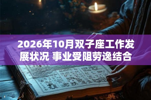 2026年10月双子座工作发展状况 事业受阻劳逸结合