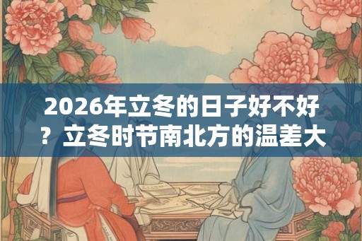 2026年立冬的日子好不好？立冬时节南北方的温差大吗？