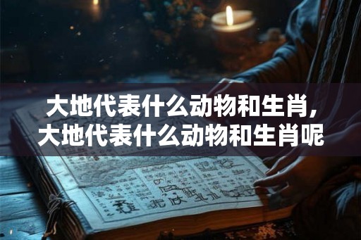 大地代表什么动物和生肖,大地代表什么动物和生肖呢