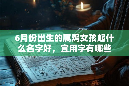 6月份出生的属鸡女孩起什么名字好,宜用字有哪些 6月份出生的属鸡女孩起什么名字好,宜用字有哪些