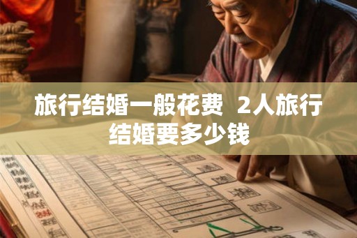 旅行结婚一般花费  2人旅行结婚要多少钱