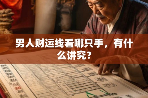 男人财运线看哪只手，有什么讲究？