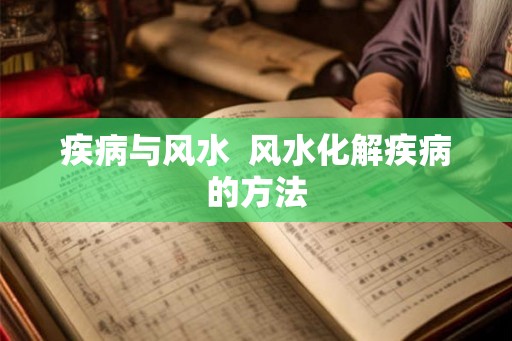 疾病与风水  风水化解疾病的方法