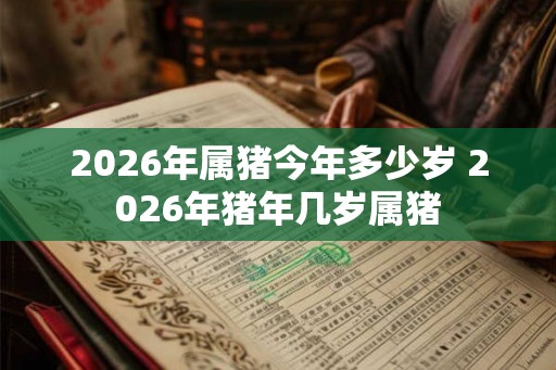 2026年属猪今年多少岁 2026年猪年几岁属猪