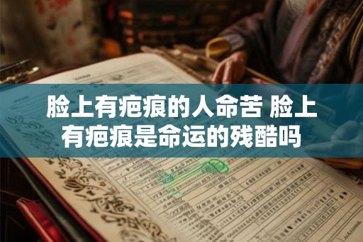 脸上有疤痕的人命苦 脸上有疤痕是命运的残酷吗