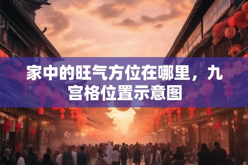 家中的旺气方位在哪里，九宫格位置示意图
