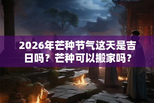 2026年芒种节气这天是吉日吗？芒种可以搬家吗？