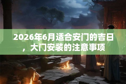 2026年6月适合安门的吉日，大门安装的注意事项